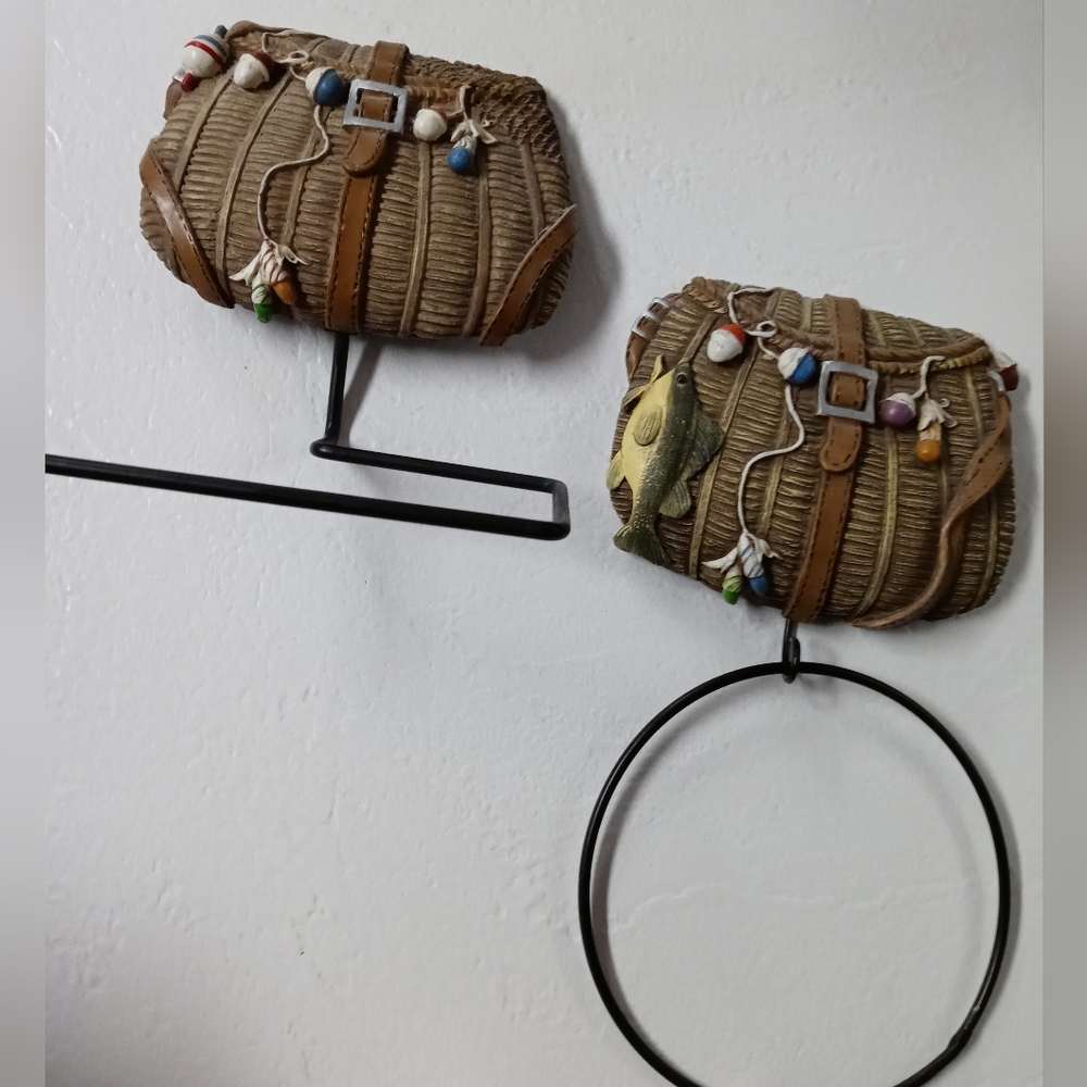Fishing Decor Towel/Tissue Holder